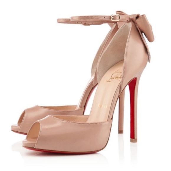 Christian Louboutin Shoes - RARE! Christian Louboutin Dos Noeud Bow heels
